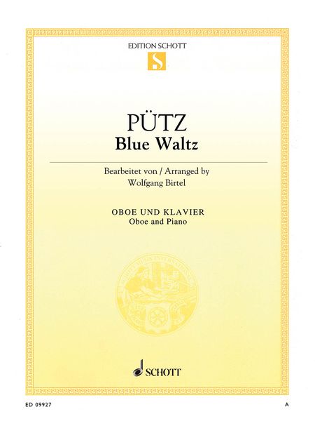 Blue Waltz : For Oboe and Piano / arranged by Wolfgang Birtel.