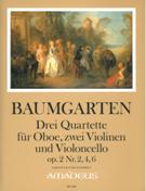 Drei Quartette : Für Oboe, Violine, Viola und Violoncello, Op. 2, Nr. 2, 4, 6 / Ed. Bernhard Päuler.