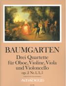 Drei Quartette : Für Oboe, Violine, Viola und Violoncello, Op. 2, Nr. 1, 3, 5 / Ed. Bernhard Päuler.