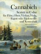 Sextett In C-Dur : Für Flöte, Oboe, Violine, Viola, Fagott Oder Violoncello und Kontrabass.