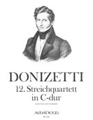 12. Quartett In C-Dur : Für 2 Violinen, Viola und Violoncello / edited by Bernhard Päuler.