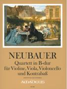 Quartett In B-Dur, Op. 3/2 : Für Violine, Viola, Violoncello und Kontrabass / Ed. Bernhard Päuler.