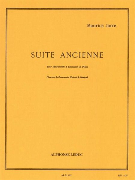 Suite Ancienne : Pour Percussions (Classiques) Et Piano.