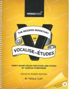 Modern Repertory Of Vocalise-Etudes : B Flat Treble Clef Edition / Ed. Robert Benton.