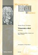 Triosonate C-Moll, TWV 42:C4 : Für 2 Oboen (Querflöten, Violinen) und Basso Continuo.