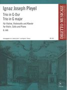 Trio In G-Dur, B. 446 : Für Violine, Violoncello und Klavier / Ed. John F. and Virginia F. Strauss.