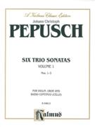 Six Trio Sonatas : For Violin, Oboe (Querflöte) & Basso Continuo (Violoncello, Viola Da Gamba).