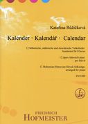 Calendar : 12 Bohemian-Moravian-Slovak Folksongs arranged For Piano.