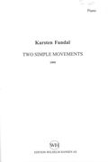 Two Simple Movements : For Flute, Violin, Violoncello and Piano (1995).