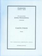 Canon Stride (1986) : For Piano / Ed. by Brian Mcdonagh.