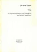 Trio : For Soprano Saxophone, Alto Saxophone and Baritone Saxophone / Ed. Paul Wehage.