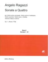 Sonate A Quattro, Op. 1 (Roma, 1736) - Band I : Sonata I-VI / edited by Christoph Timpe.