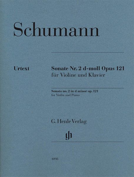 Sonate Nr. 2 D-Moll, Op. 121 : Für Violine und Klavier / edited by Ernst Herttrich.