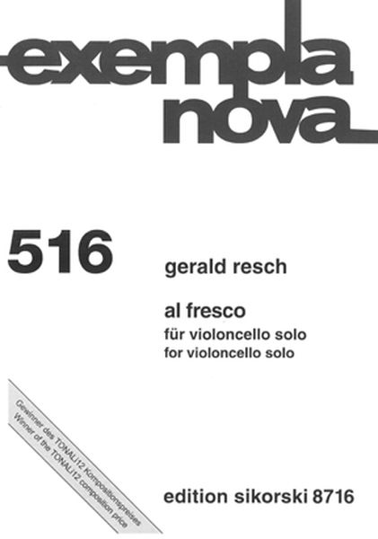 Al Fresco : For Cello Solo.