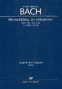 Himmelskönig, Sei Willkommen, BWV 182 - First Leipzig Version (1724) / edited by Klaus Hofmann.