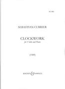 Clockwork : For Violin and Piano (1989).