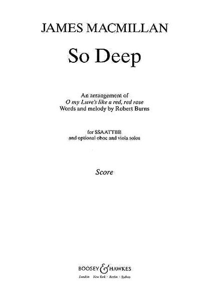 So Deep : For Oboe, Viola and SSAATTBB Choir.