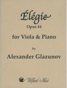 Elegie, Op. 44 : For Viola and Piano / edited by John Craton.
