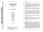 Zebrano : For Jazz Ensemble - Score Only.