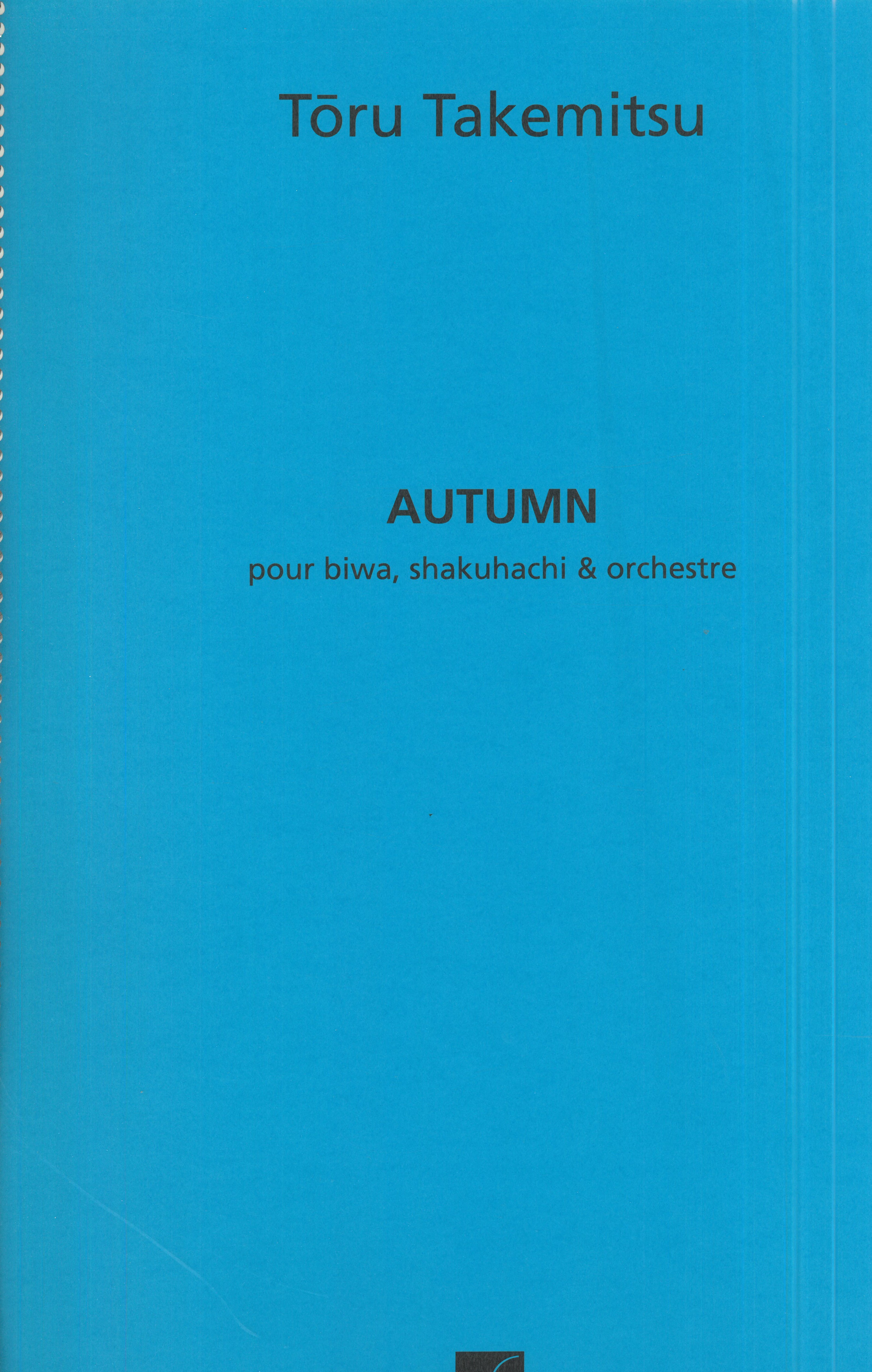 Autumn : Pour Biwa, Shakuachi Et Orchestre.