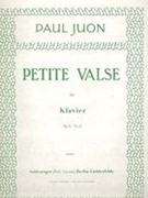 Petite Valse, Op. 1 No. 6 : Für Klavier.