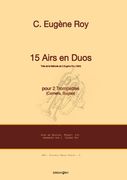 15 Airs En Duos : Pour 2 Trumpets (Cornets, Bugles).