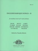 English Baroque Songs, Vol. 2 : For Medium Voice and Continuo / edited by Timothy Roberts.