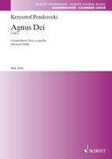 Agnus Dei, From Polnisches Requiem : For SATB A Cappella.