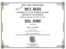 Joe's Blues : For Jazz Ensemble / edited by Rob Duboff and Jeffrey Sultanof.