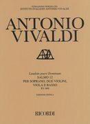 Laudate Pueri Dominum Salmo 112 : Per Soprano, Violini, Viola E Basso (RV 600) / Ed. Michael Talbot.