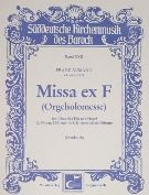 Missa Ex F : For SATB and Organ.