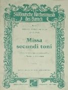 Missa Secundi Toni : For Soloists, Chorus and Strings.
