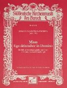 Missa Ego Delectabor In Domino : For Soloists, Chorus, Two Violins and Continuo.