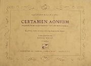 Certamen Aonium : For Organ.