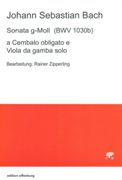 Sonata G-Moll (BWV 1030b) : A Cembalo Obligato E Viola Da Gamba Solo / arr. by Rainer Zipperling