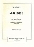 Arise! : For Brass Quintet.