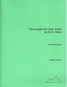 Passacaglia : For Solo Violin / transcribed For Piano by Philip Corner.
