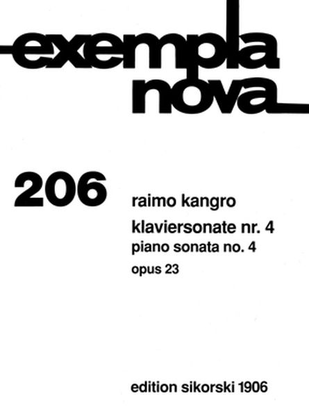 Piano Sonata No. 4, Op. 23 (1983).