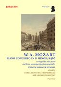 Piano Concerto In D Minor, K. 466 : For Solo Piano and Three Accompanying Instruments / arr. Hummel.