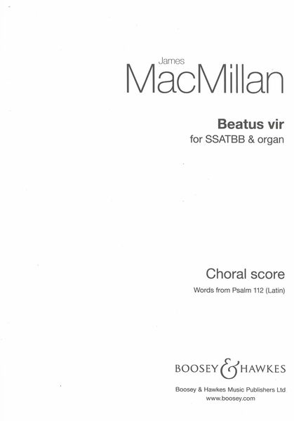 Beatus Vir : For SSATBB Chorus and Organ.