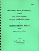 Volo Vivere Fortunata : For Bass Voice, Two Violins and Continuo / edited by Barbara Garvey Jackson.