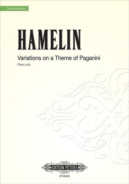 Variations On A Theme Of Paganini : For Piano Solo (2011).