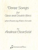 Three Songs : For Oboe and Double Bass.