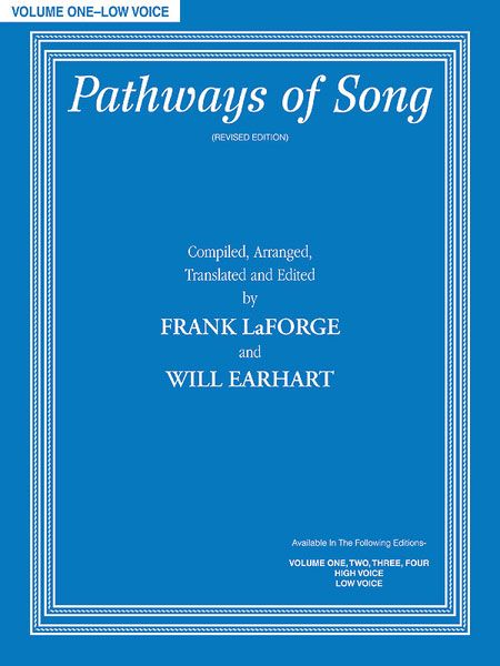 Pathways Of Song, Vol. 1 : Low Voice.