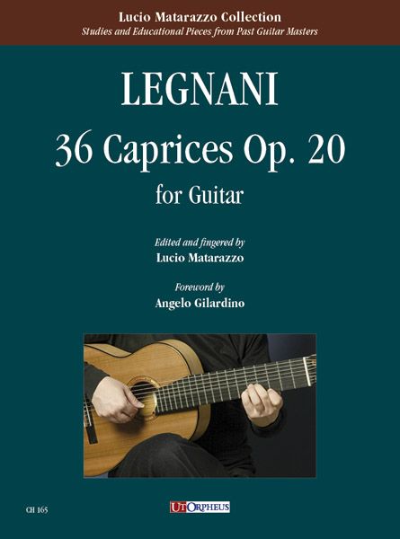 36 Caprices, Op. 20 : For Guitar / edited by Lucio Matarazzo.
