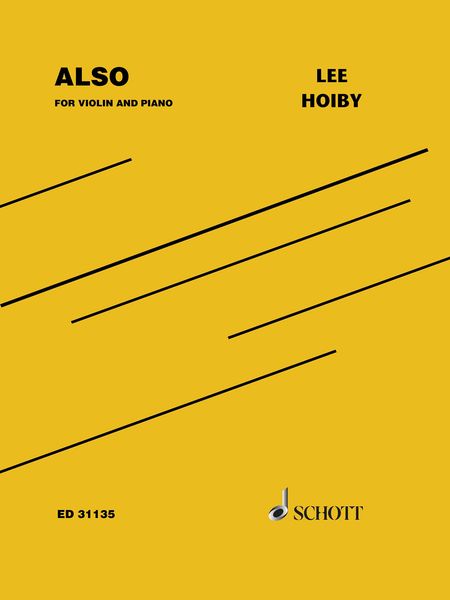 Also : For Violin and Piano (2007).