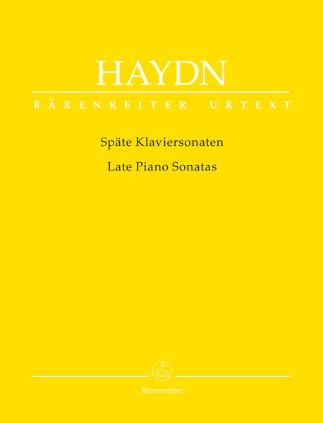 Späte Klaviersonaten = Late Piano Sonatas / edited by Bernhard Moosbauer and Holger M. Stüwe.