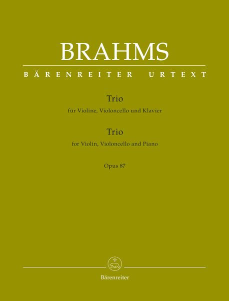 Trio, Op. 87 : Für Violine, Violoncello und Klavier / edited by Christopher Hogwood.