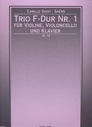 Trio F-Dur Nr. 1, Op. 18 : Für Violine, Violoncello und Klavier.