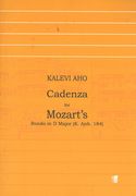 Cadenza For Mozart's Rondo In D Major (K. Anh. 184).